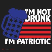 I'm Not Drunk I'm Patriotic Funny Women's Sweatshirt thumb 2