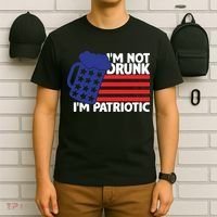 I'm Not Drunk I'm Patriotic Funny T-Shirt thumb 6