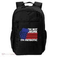 I'm Not Drunk I'm Patriotic Funny Backpack thumb 0