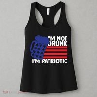 I'm Not Drunk I'm Patriotic Funny Women's Tank Top thumb 3