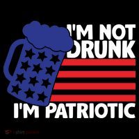 I'm Not Drunk I'm Patriotic Funny Visor thumb 3