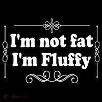 I'm Not Fat I'm Fluffy Women's Hoodie thumb 2