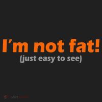I'm Not Fat Just Easy To See Tumbler thumb 3