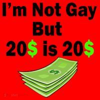 I'm Not Gay But $20 is $20 Santa Hat thumb 1