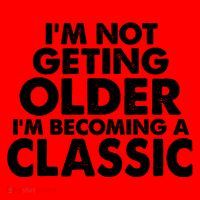 I'm Not Getting Older I'm Becoming A Classic Celebrating Birthday Santa Hat thumb 1