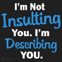 I'm Not Insulting You I'm Describing You Hat thumb 2