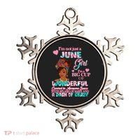 I'm Not Just A June Girl Funny Birthday Ornament thumb 0