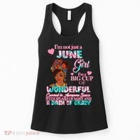 I'm Not Just A June Girl Funny Birthday Women's Tank Top thumb 0