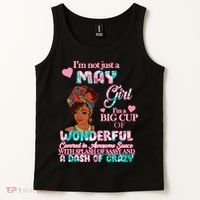 I'm Not Just A May Girl Funny Birthday Tank Top thumb 2