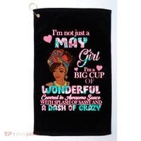 I'm Not Just A May Girl Funny Birthday Golf Towel thumb 0