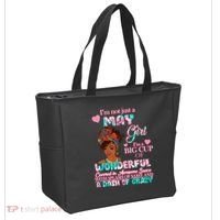 I'm Not Just A May Girl Funny Birthday Tote Bag thumb 2