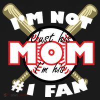 I'm Not Just His Mom I'm His #1 Fan Ornament thumb 1