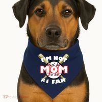 I'm Not Just His Mom I'm His #1 Fan USA-Made Doggie Bandana thumb 1