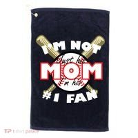 I'm Not Just His Mom I'm His #1 Fan Golf Towel thumb 0