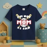 I'm Not Just His Mom I'm His #1 Fan Toddler T-Shirt thumb 3