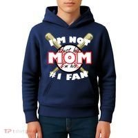 I'm Not Just His Mom I'm His #1 Fan Kids Hoodie thumb 4