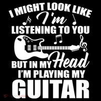 I'm Not Listing I'm Playing My Guitar Backpack thumb 2