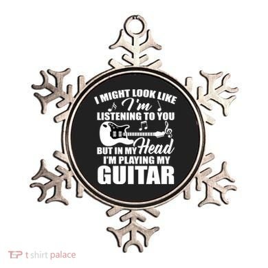 I'm Not Listing I'm Playing My Guitar Ornament