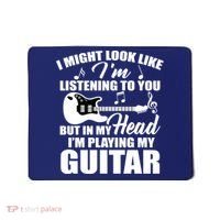 I'm Not Listing I'm Playing My Guitar Mousepad thumb 0