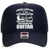 I'm Not Listing I'm Playing My Guitar Hat thumb 0
