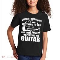 I'm Not Listing I'm Playing My Guitar Kids T-Shirt thumb 2