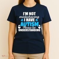 I'm Not Misbehaving I Have Autism T-Shirt thumb 4