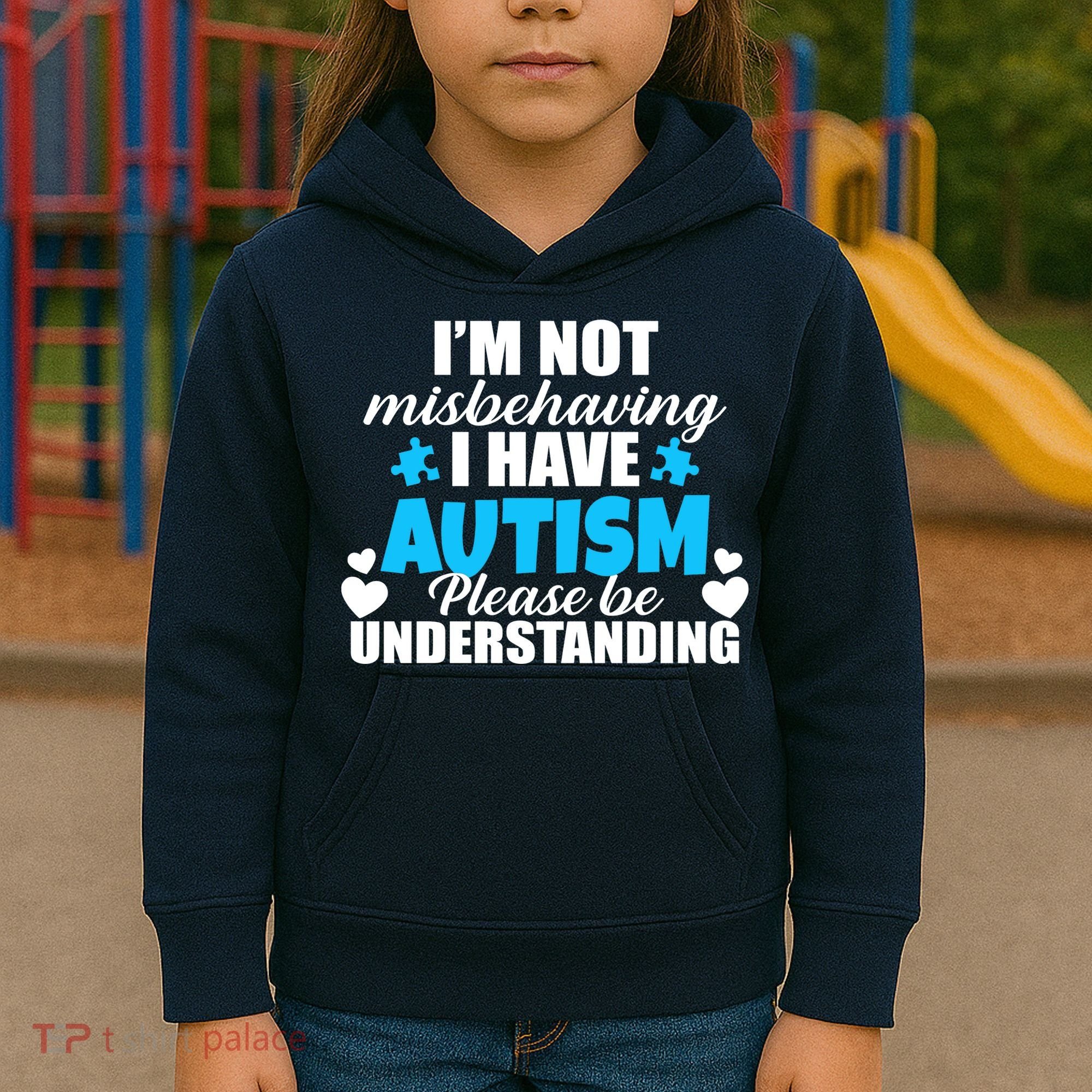 I'm Not Misbehaving I Have Autism Kids Hoodie