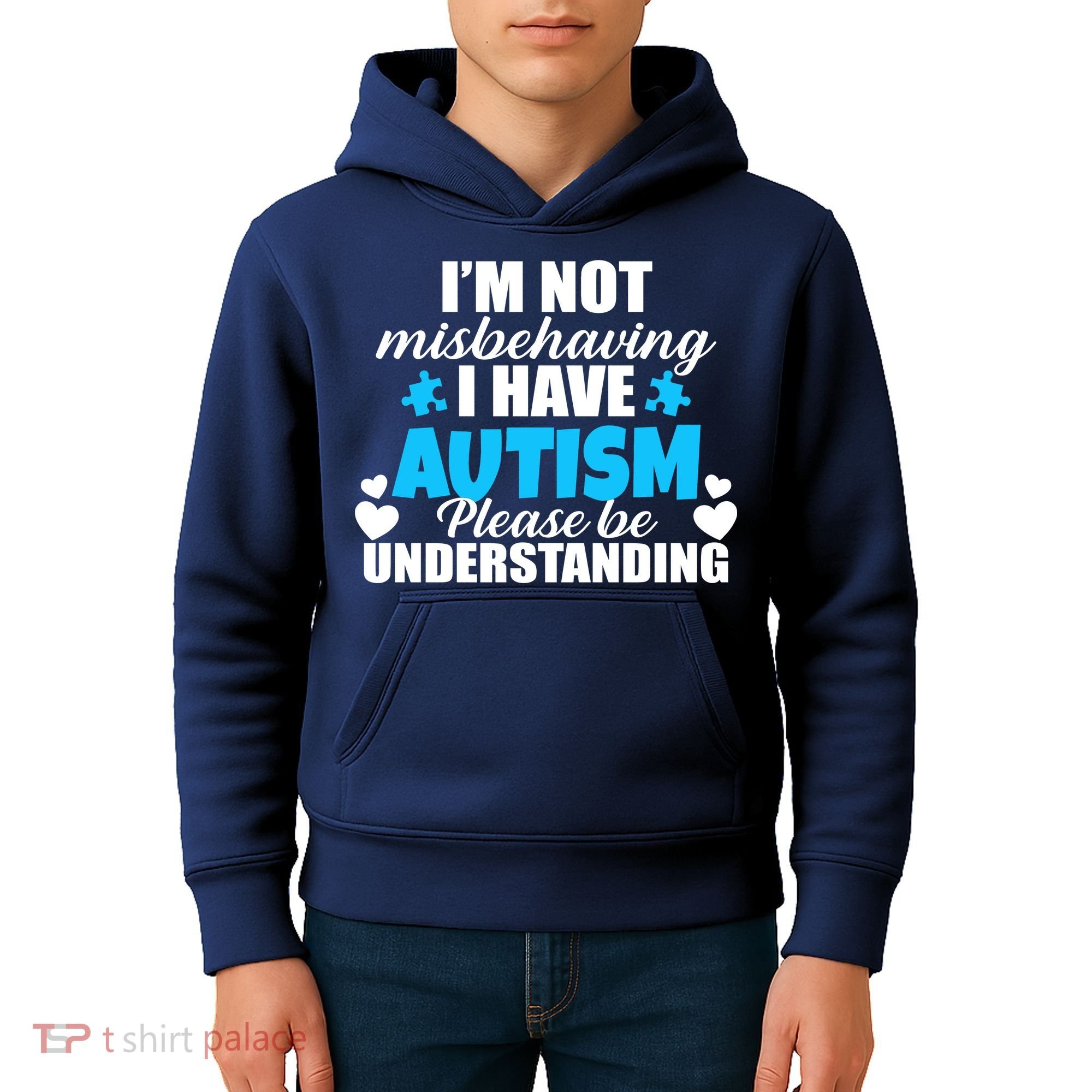 I'm Not Misbehaving I Have Autism Kids Hoodie