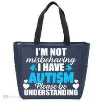 I'm Not Misbehaving I Have Autism Tote Bag thumb 0