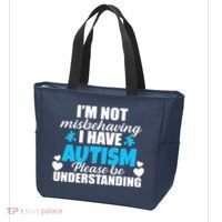 I'm Not Misbehaving I Have Autism Tote Bag thumb 3