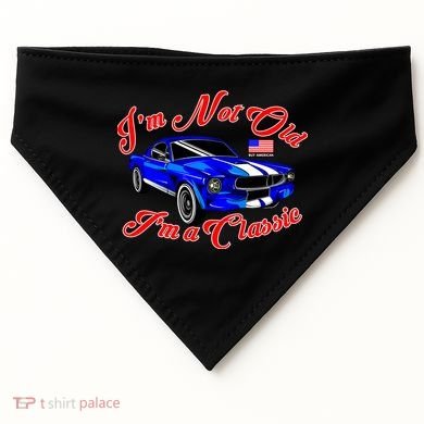 I'm Not Old I'm A Classic Buy American USA-Made Doggie Bandana