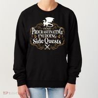 I'm Not Procrastinating I'm Doing Side Quest RPG Women's Sweatshirt thumb 0