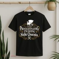 I'm Not Procrastinating I'm Doing Side Quest RPG T-Shirt thumb 2