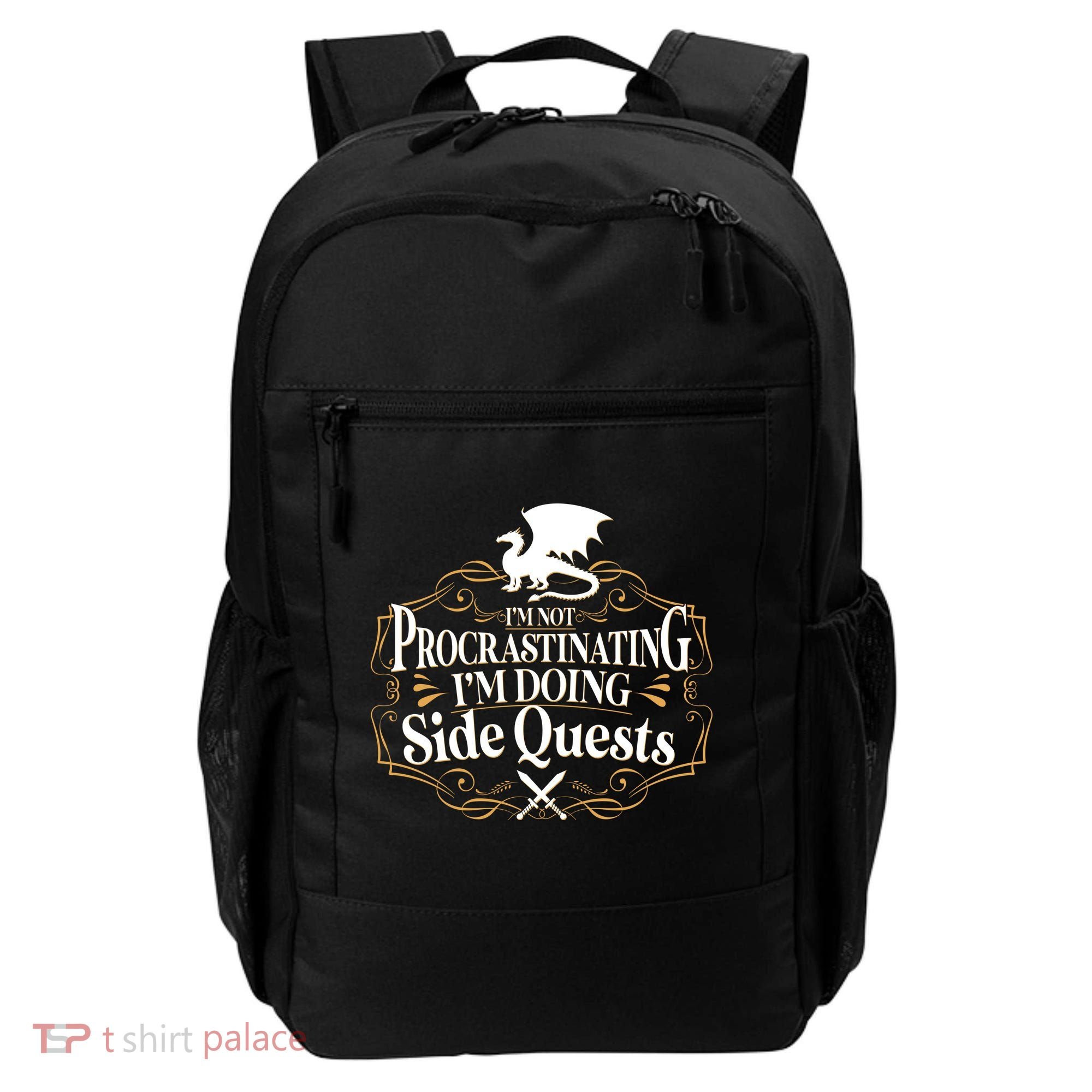 I'm Not Procrastinating I'm Doing Side Quest RPG Backpack