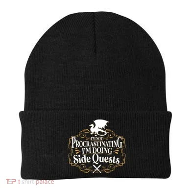I'm Not Procrastinating I'm Doing Side Quest RPG Beanie