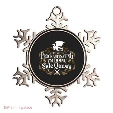 I'm Not Procrastinating I'm Doing Side Quest RPG Ornament