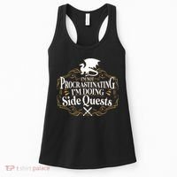 I'm Not Procrastinating I'm Doing Side Quest RPG Women's Tank Top thumb 0