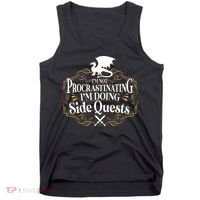 I'm Not Procrastinating I'm Doing Side Quest RPG Tank Top thumb 0