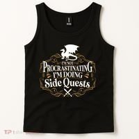 I'm Not Procrastinating I'm Doing Side Quest RPG Tank Top thumb 2