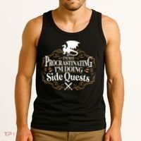 I'm Not Procrastinating I'm Doing Side Quest RPG Tank Top thumb 3
