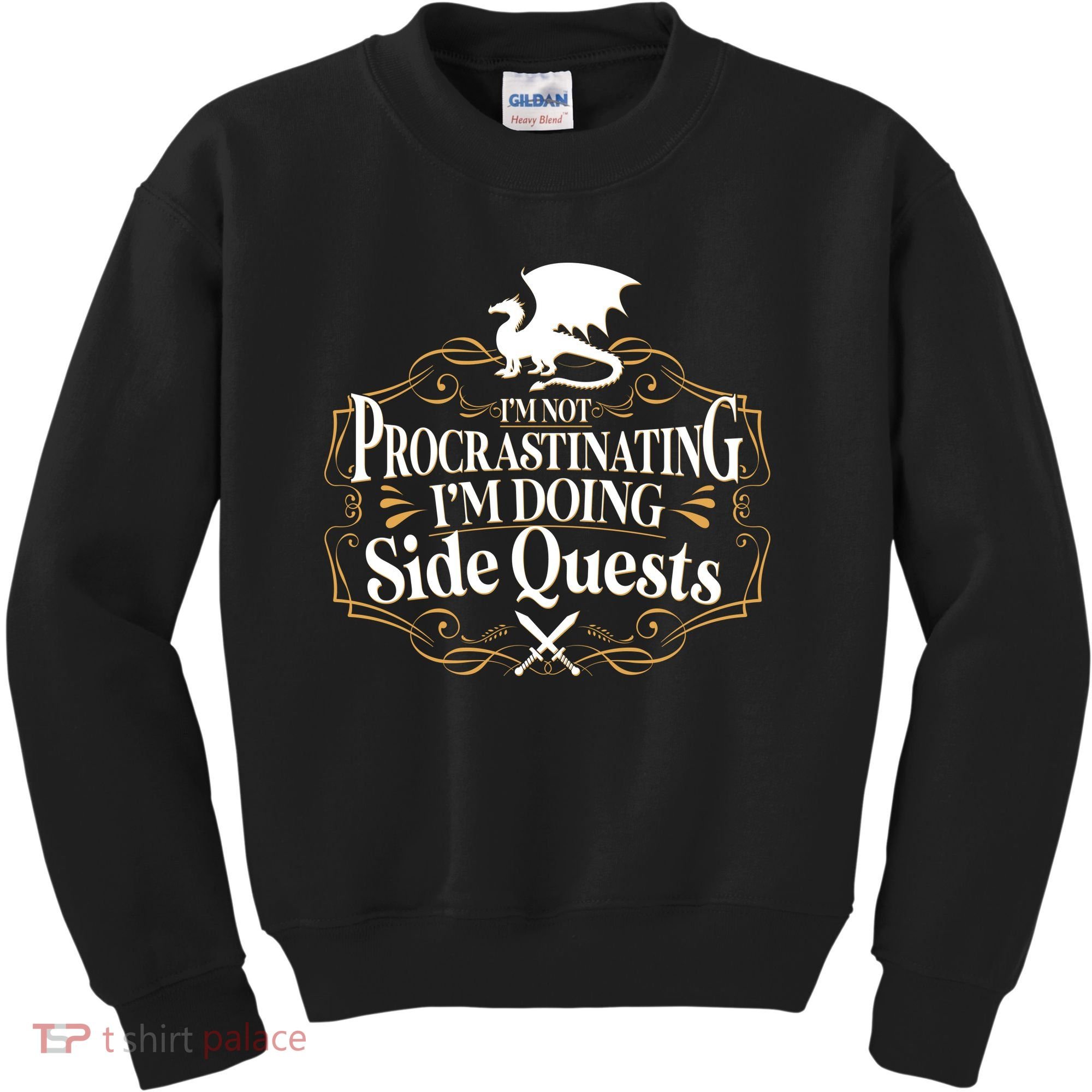 I'm Not Procrastinating I'm Doing Side Quest RPG Kids Sweatshirt