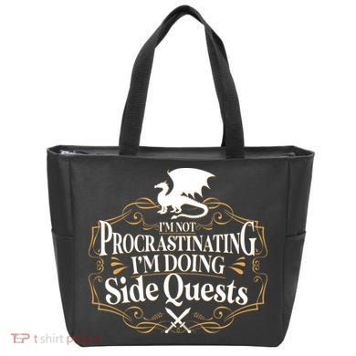 I'm Not Procrastinating I'm Doing Side Quest RPG Tote Bag