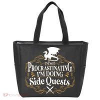 I'm Not Procrastinating I'm Doing Side Quest RPG Tote Bag thumb 0