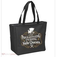 I'm Not Procrastinating I'm Doing Side Quest RPG Tote Bag thumb 2