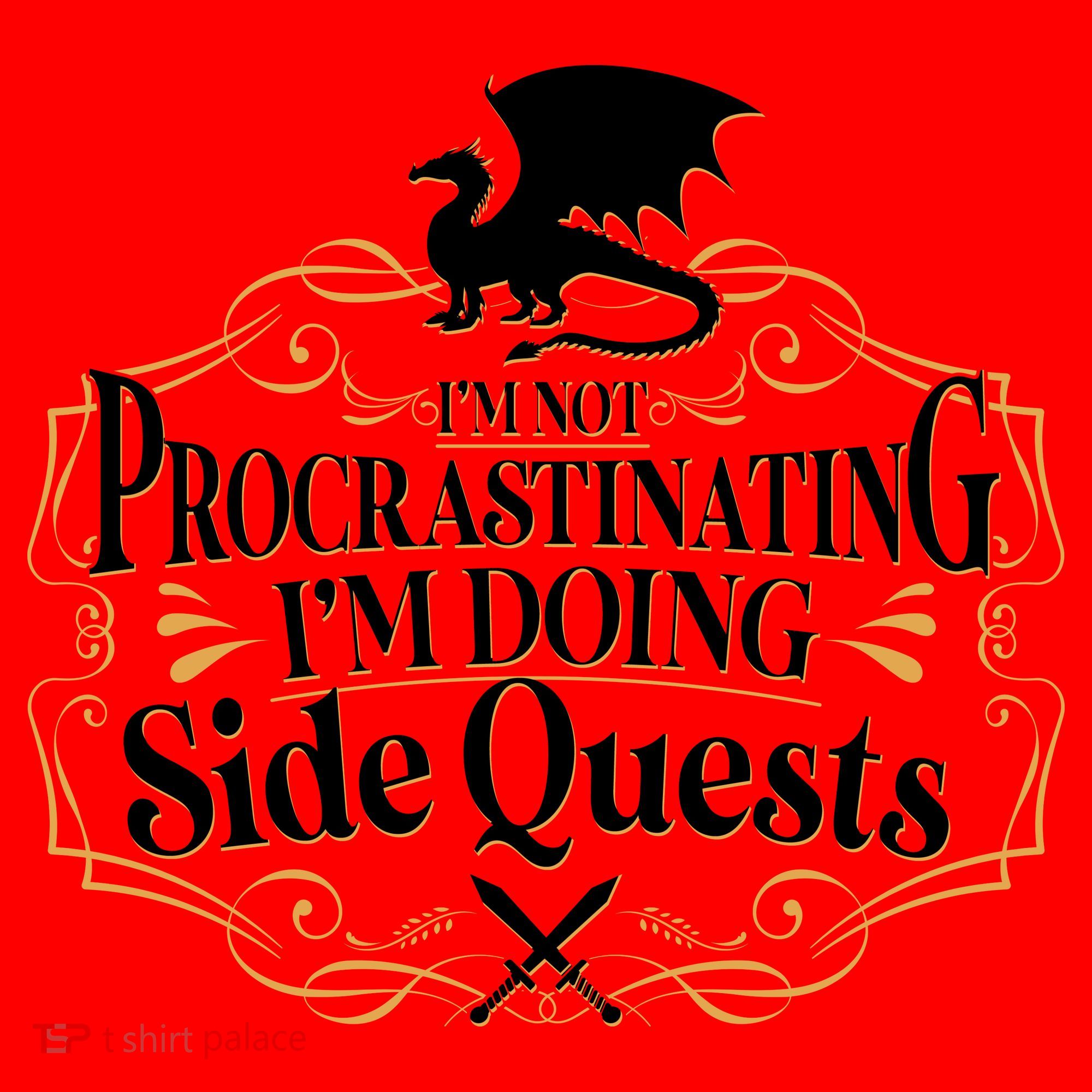 I'm Not Procrastinating I'm Doing Side Quest RPG Santa Hat