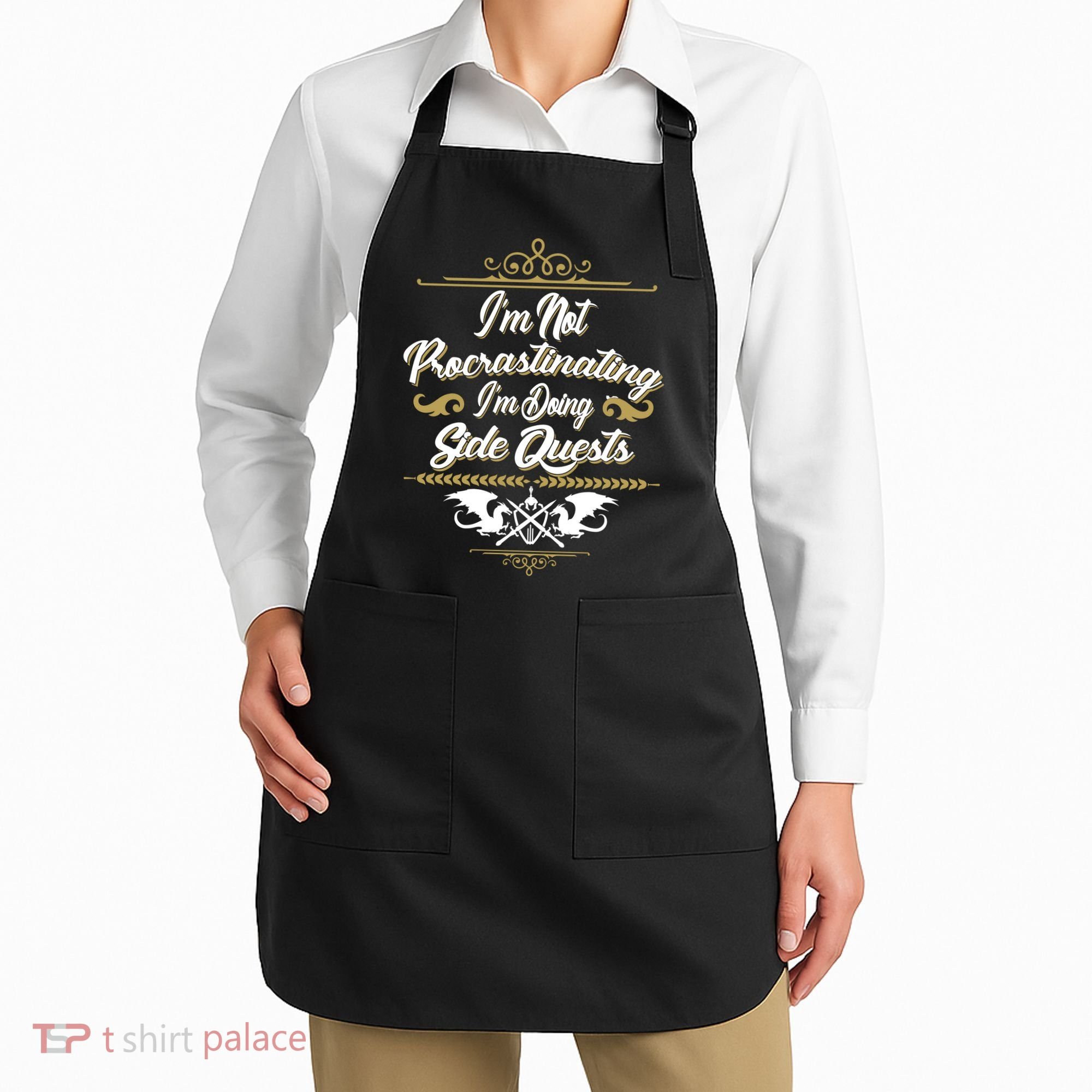 I'm Not Procrastinating I'm Doing Side Quests Apron