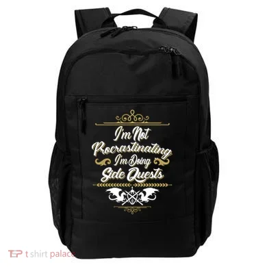 I'm Not Procrastinating I'm Doing Side Quests Backpack