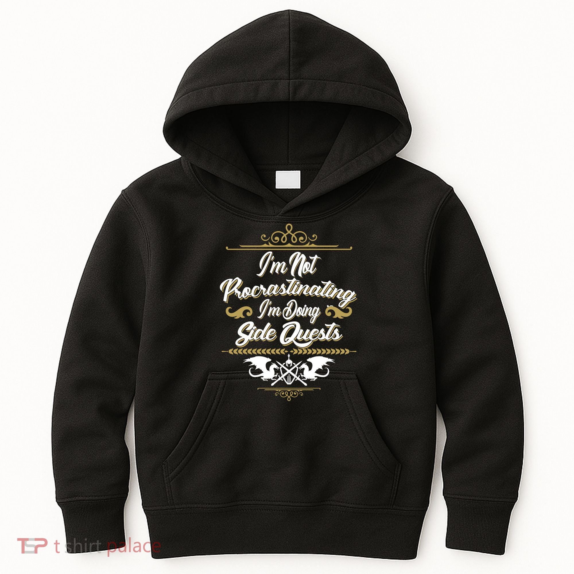 I'm Not Procrastinating I'm Doing Side Quests Kids Hoodie