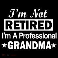 I'm Not Retired I'm A Professional Grandma Women's Hoodie thumb 2