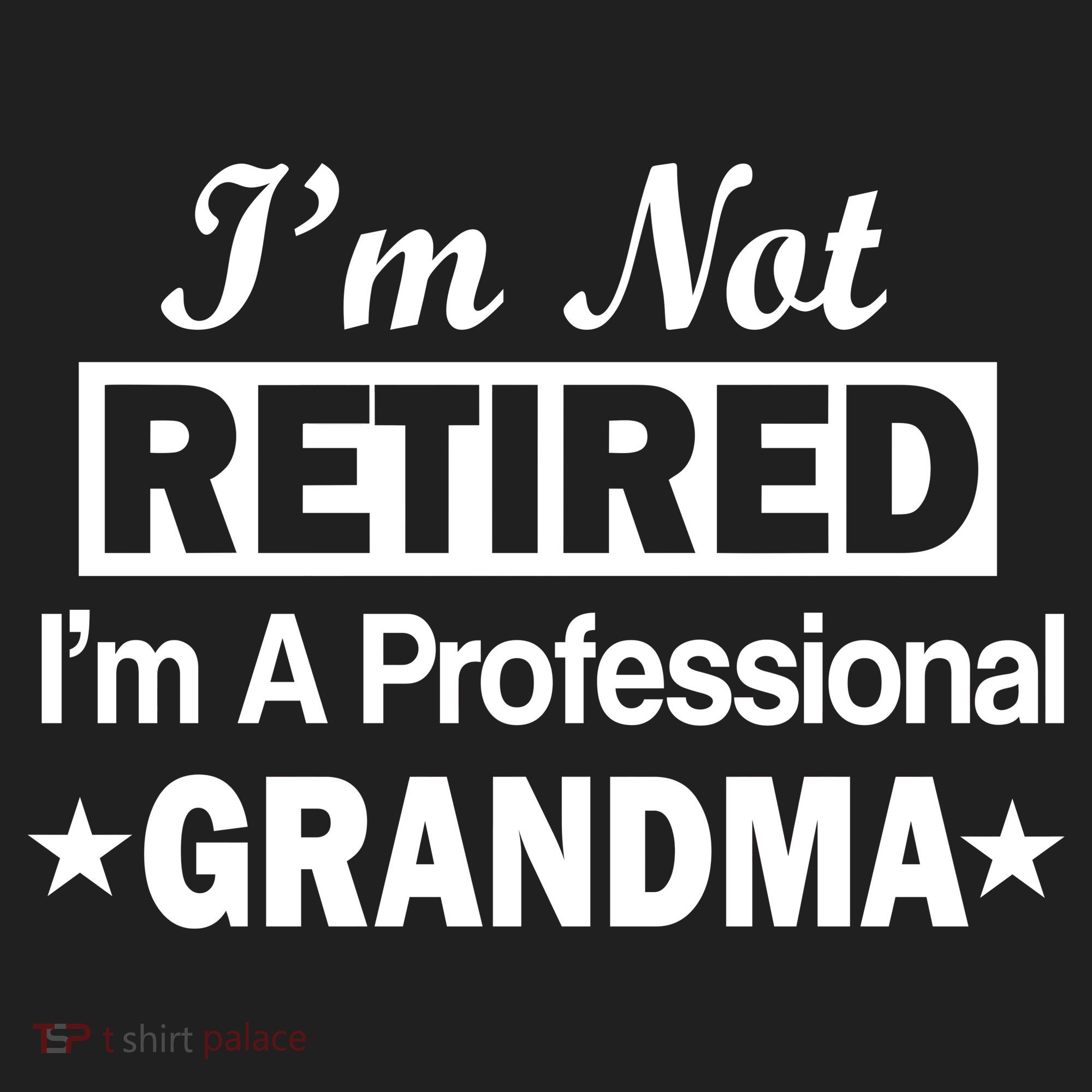 I'm Not Retired I'm A Professional Grandma Golf Towel
